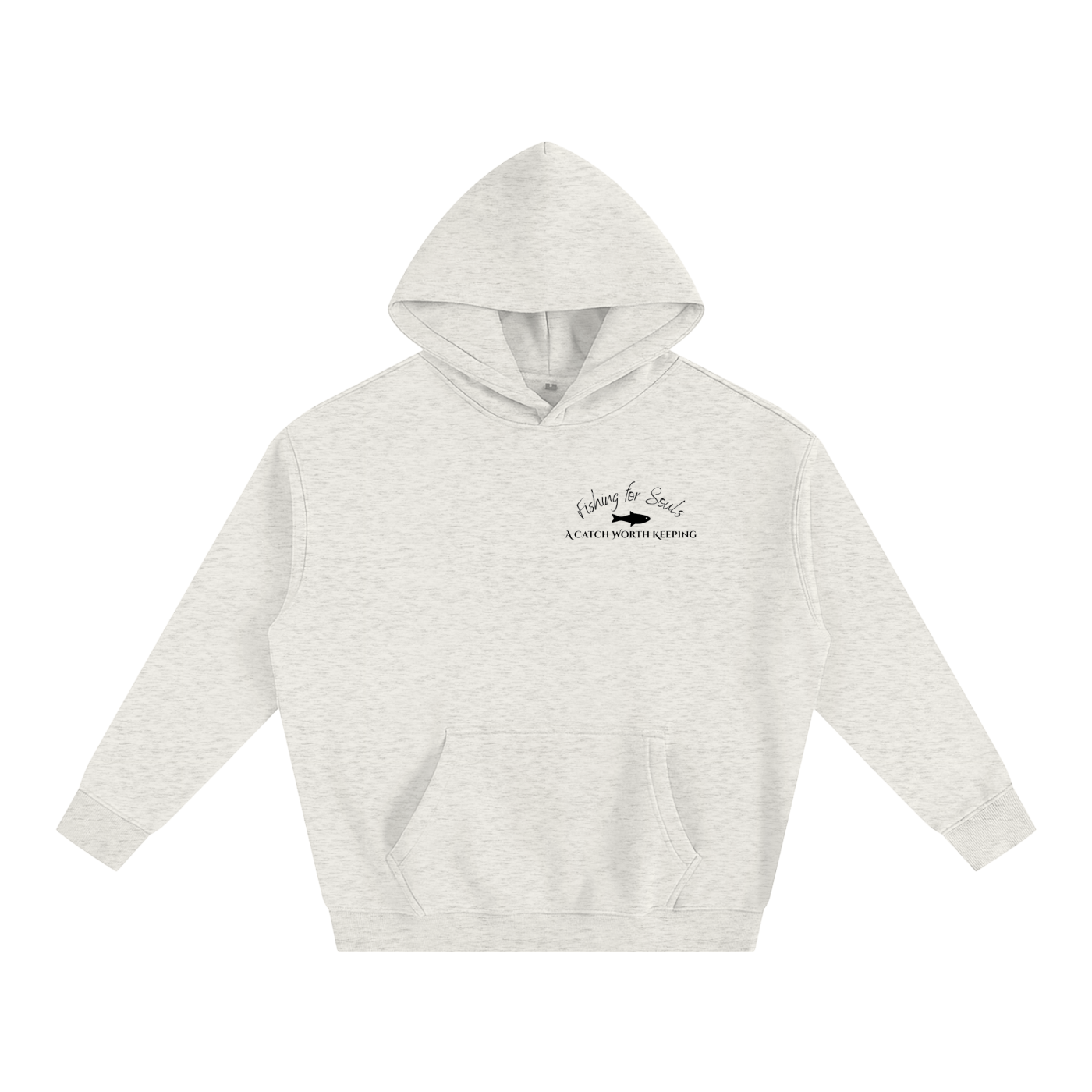Fishing for Souls Oversize Fleeced Hoodie
