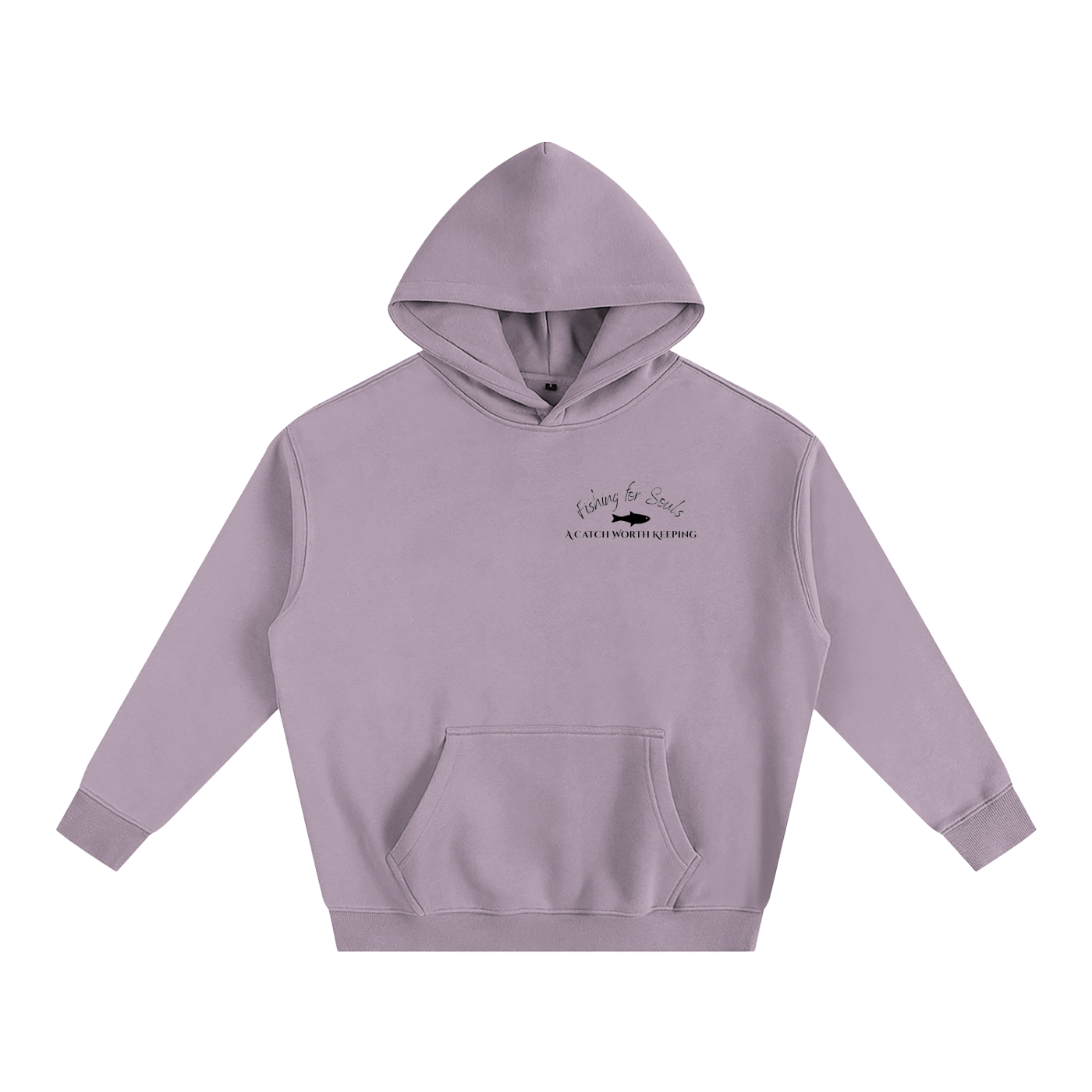 Fishing for Souls Oversize Fleeced Hoodie