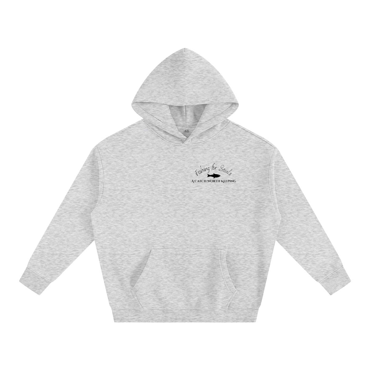Fishing for Souls Oversize Fleeced Hoodie