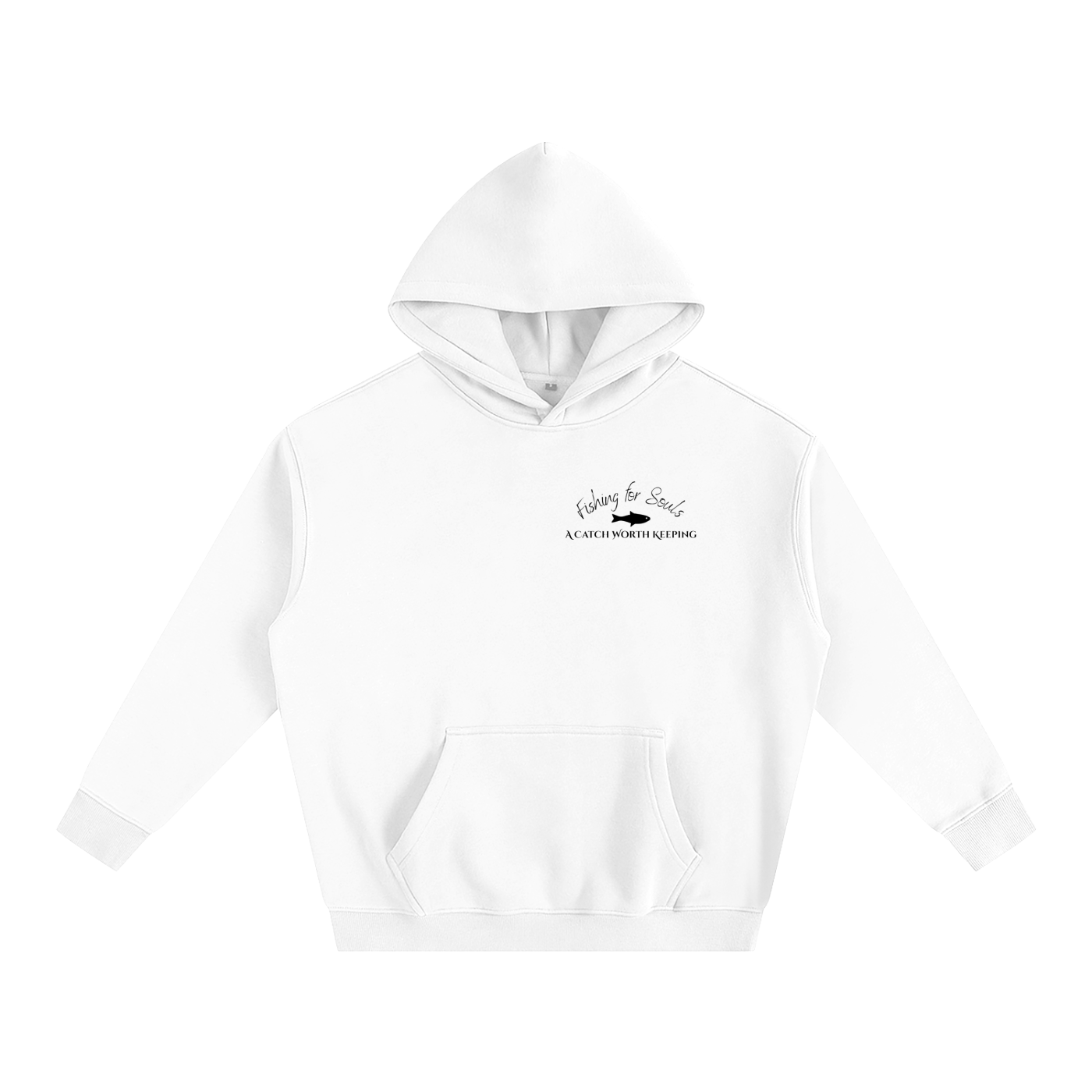 Fishing for Souls Oversize Fleeced Hoodie