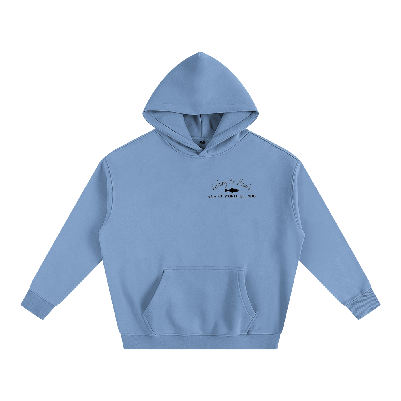 Fishing for Souls Oversize Fleeced Hoodie